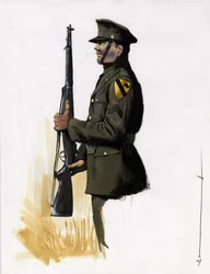 Segunda Guerra Mundial 1939-1945: División de Caballería del Ejército Americano