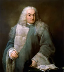 Retrato de Giulio Contarini da Mula (1519-1575), procurador de San Marcos, pintura de Alessandro Longhi (1733-1813), Óleo sobre lienzo