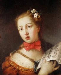 Retrato de una joven cantante