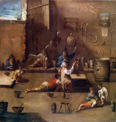 Entrenamiento de perros, c1690-1745
