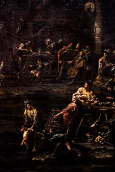 Jugadores, soldados y vagabundos, hacia 1720/30 (Óleo sobre lienzo)