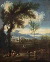 Paisaje con figuras, c.1710-40