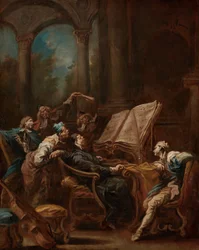 Los coristas, c.1740-1745 (óleo sobre lienzo)