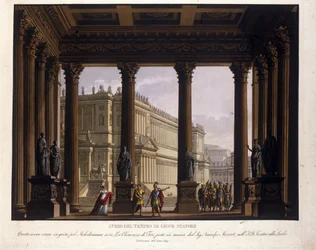 Escenografía de Alessandro Sanquirico (1777-1849) para 