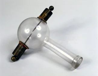 El arma eléctrica de Alessandro Volta usada para encender metano. Museo de Ciencia y Tecnología, Milán