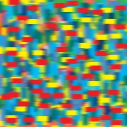 puntillismo horizontal azul, 2019