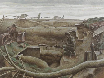 Saliente de Nimega, diciembre de 1944 (óleo sobre lienzo)