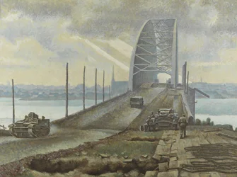 El puente de Nimega, Holanda