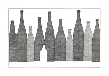 Botellas - Pequeñas blancas