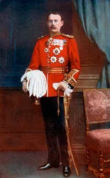 Teniente General Sir Archibald Hunter, comandante de la 10ª División, Sudáfrica, 1902