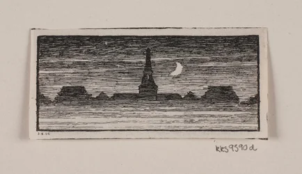 Danés:  Viñeta para "Posthuset i Hirschholm" de H. Hertz