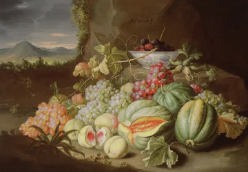 Naturaleza muerta con frutas