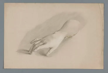 Modelo de yeso de una mano