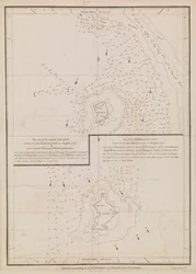 Plano de Eagle Island y Bird Island, finales del siglo XVIII o principios del XIX (papel)