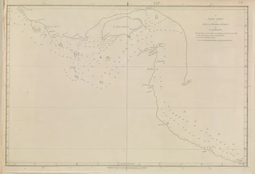 Planos de puertos, Dalrymple, Alexander publicado en 1791. Una carta plana del Golfo de Persia, por el Teniente John Cant 1773