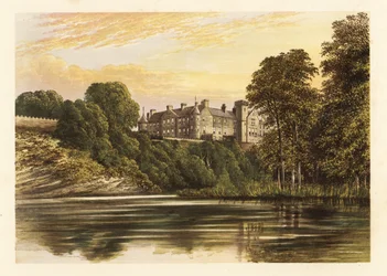 Castillo de Brechin, Angus, Escocia. ,1880 (grabado)