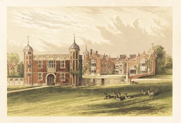 Charlecote, Warwick, Inglaterra. ,1880 (grabado)