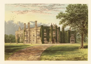 Drakelowe Hall, Derbyshire, Inglaterra.