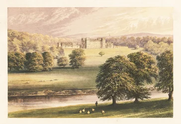 Floors Castle, Roxburghshire, Escocia.