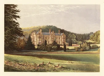 Mamhead, Devon, Inglaterra. ,1880 (grabado)
