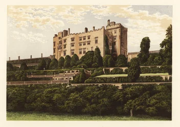 Castillo de Powis, Montgomeryshire, Gales.