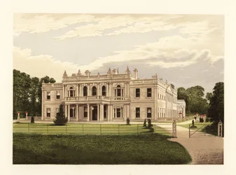 Rolleston Hall, Staffordshire, Inglaterra.