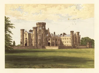 Castillo de Studley, Warwickshire, Inglaterra.