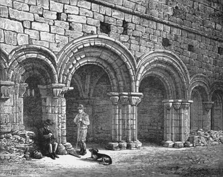 Sala Capitular, Abadía de Kirkstall, c1880, 1897