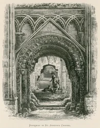 Abadía de Glastonbury, Puerta en la Capilla de San José