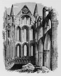 Transepto norte, Abadía de Whitby, c1880, 1897