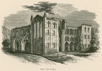 Abadía de Rievaulx, desde el norte