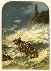 Robinson Crusoe deja su hogar y naufraga