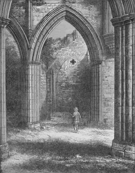 Sacristía, Abadía de Rievaulx, c1880, 1897