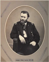 Impresión de arroz de platino de Ulysses S. Grant, 1865, impresa en 1901