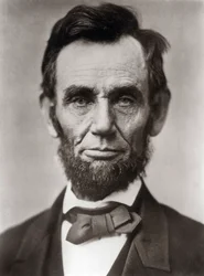 Retrato de Abraham Lincoln (1809-1865) 16º Presidente de los Estados Unidos de América. Fotografía de Alexander Gardner
