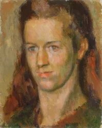 Retrato de Anne Olivier Popham (luego Sra. Quentin Bell) 1939
