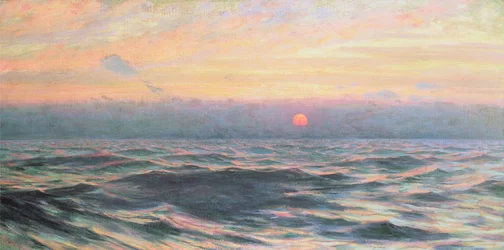 Puesta de sol, c. 1900