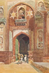 Fuerte de Agra - Dentro de la Puerta de Delhi, c1880 1905