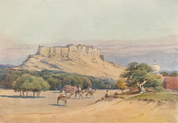 Jodhpur - Vista general del Fuerte, c. 1880-1905