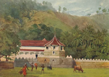 El Templo del Diente, Kandy - Exterior