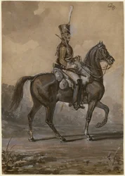 Dragón ruso - Sauerweid, Alexander Ivanovich (1783-1844) - 1820