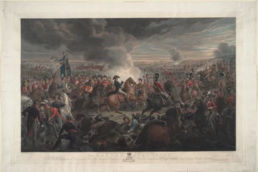 La batalla de Waterloo