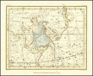 1822 - Alexander Jamieson - Ofiuco y Serpiente (y Scutum Sobieski)