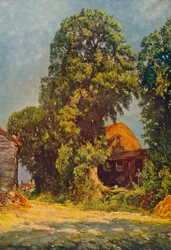 Un día caluroso en Lower Icknield Way, 1935