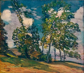 Un día ventoso, c1906