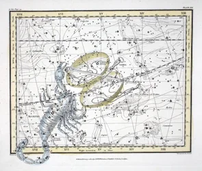 Las constelaciones (Placa XIX) Libra y Escorpio, de 