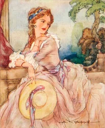 Lady Emma Hamilton c1765-1851, amante de Horatio Nelson, 1937