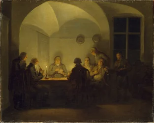 Jugadores de cartas, 1815