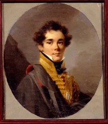Retrato del Conde Vasily Olsufyev (1796-1858). Pintura de Alexander (Alejandro) Molinari (1772-1831), óleo sobre lienzo