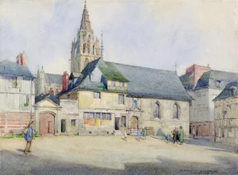 Caudebec-en-Caux (acuarela)